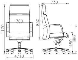 XW-F11人體(tǐ)工(gōng)學(xué)座椅詳情